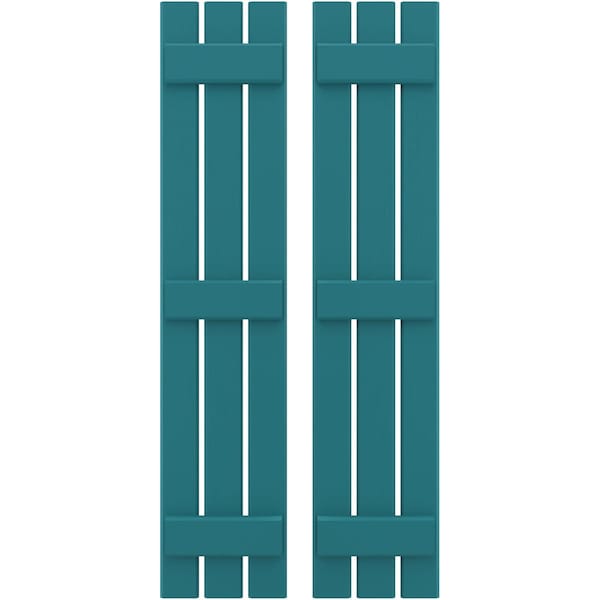Ekena Millwork Americraft 3-Board, 3 Batten Exterior Real Wood Spaced Board-n-Batten Shutters, ARW401SB311X45ANH, PR ARW401SB311X45ANH - main